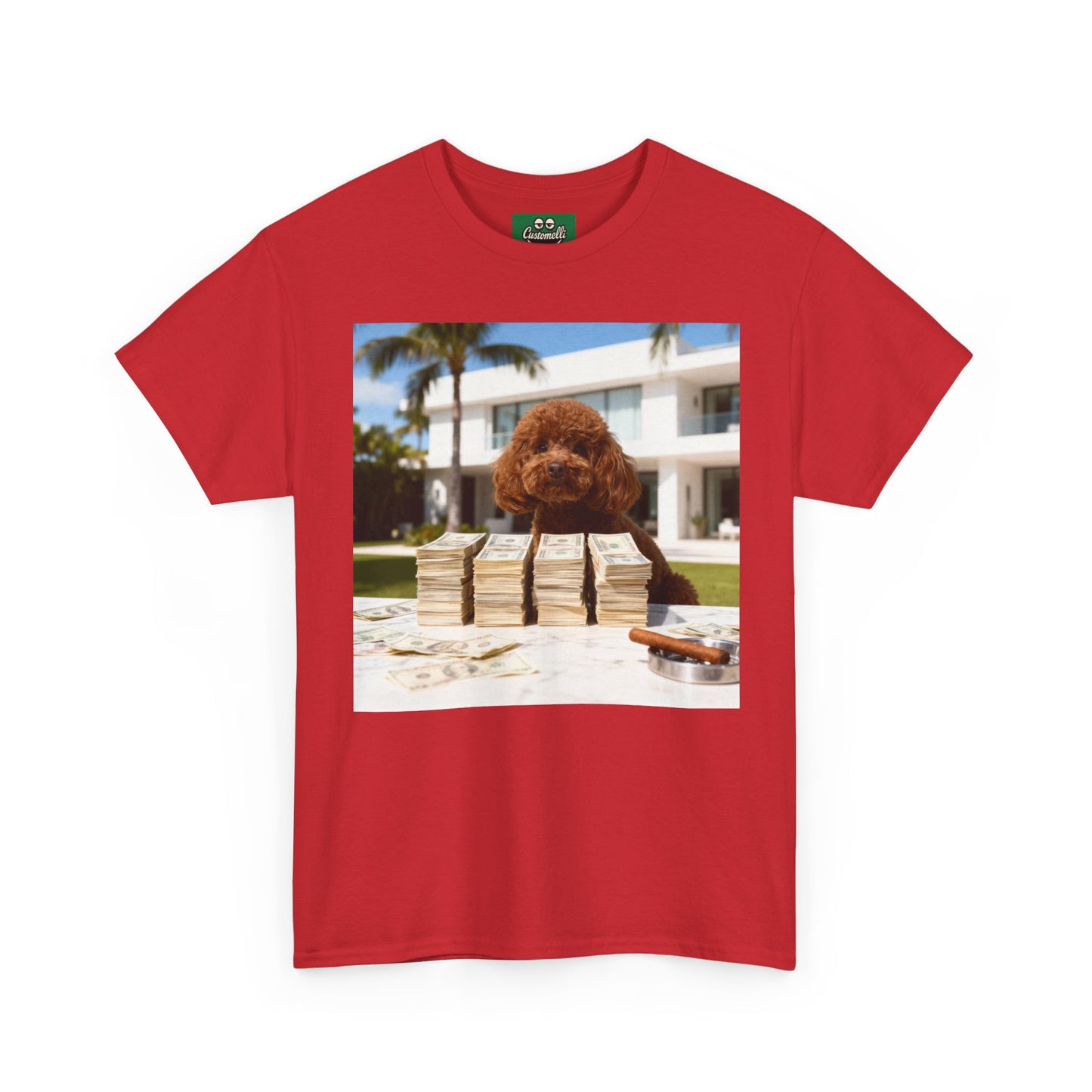 Maglietta Drug Lord con Foto del Tuo Animale