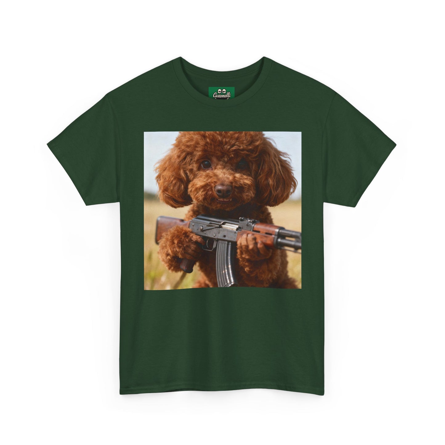 Maglietta AK47 con Foto del Tuo Animale