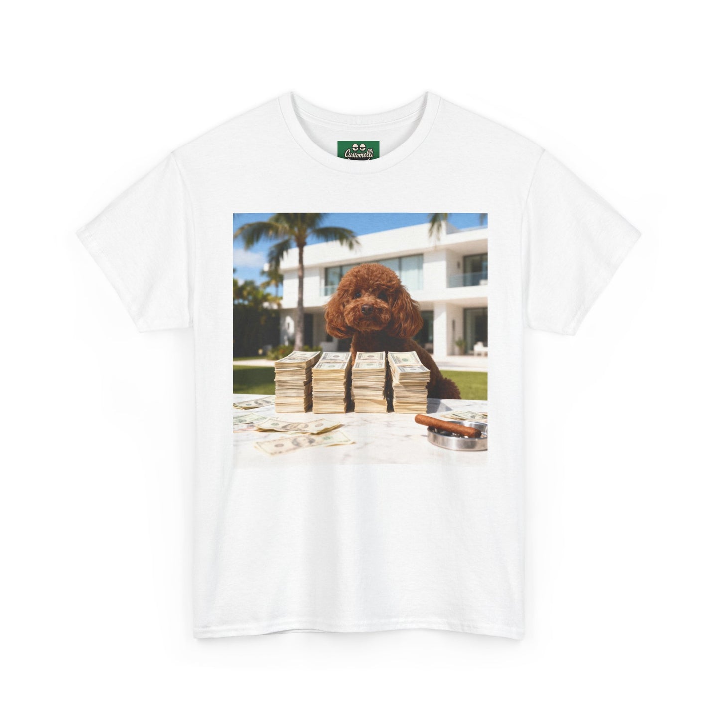 Maglietta Drug Lord con Foto del Tuo Animale