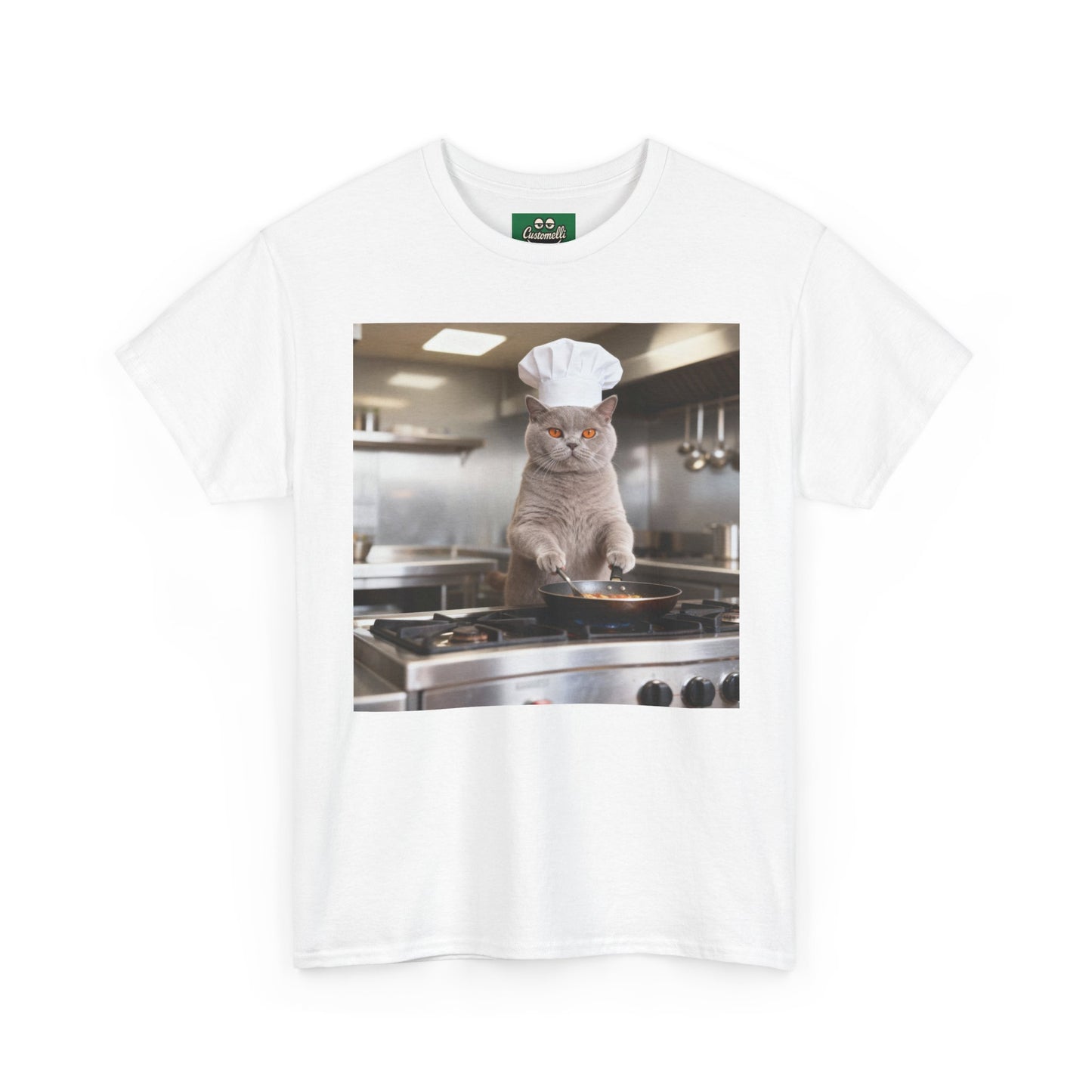 Maglietta Yes Chef con Foto del Tuo Animale