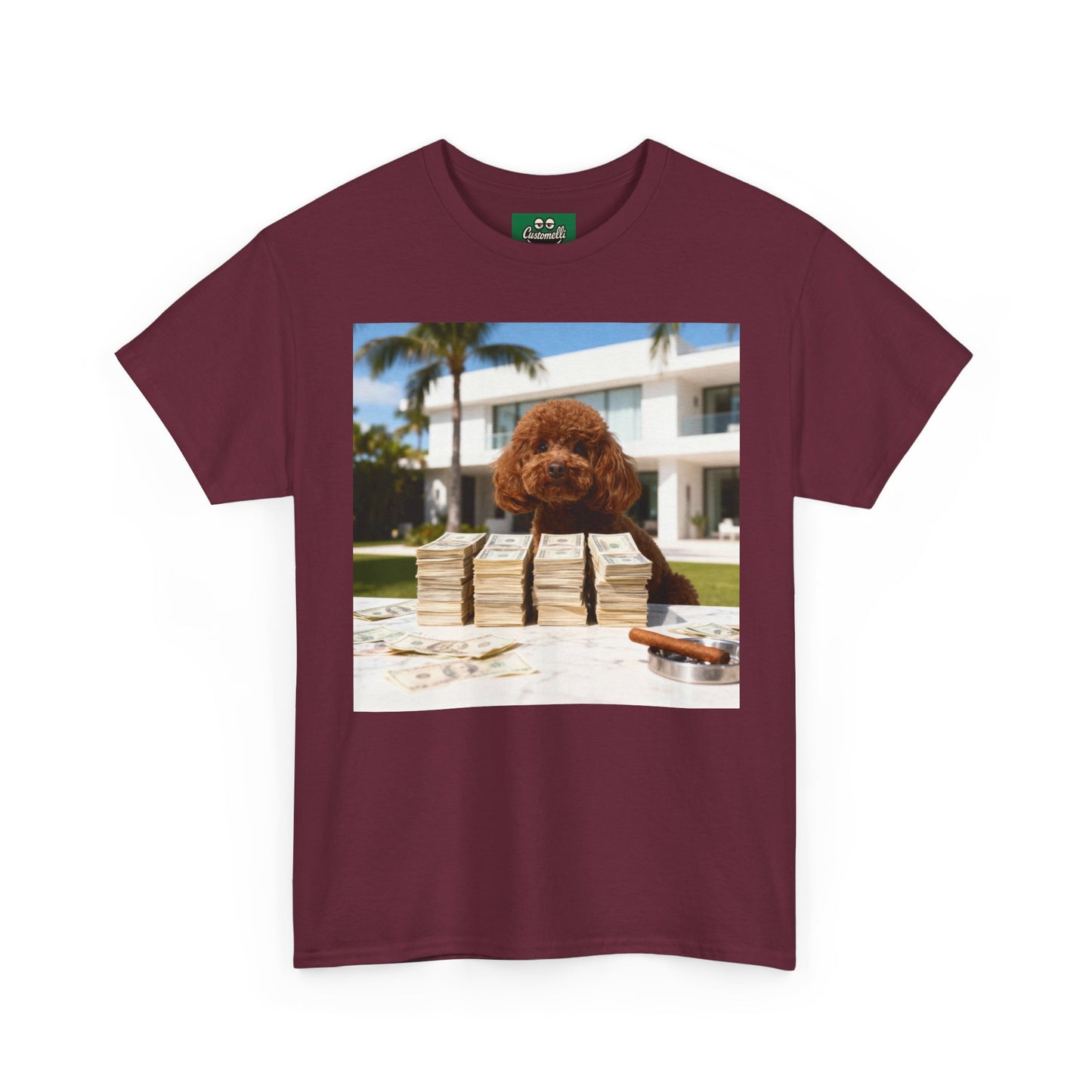 Maglietta Drug Lord con Foto del Tuo Animale