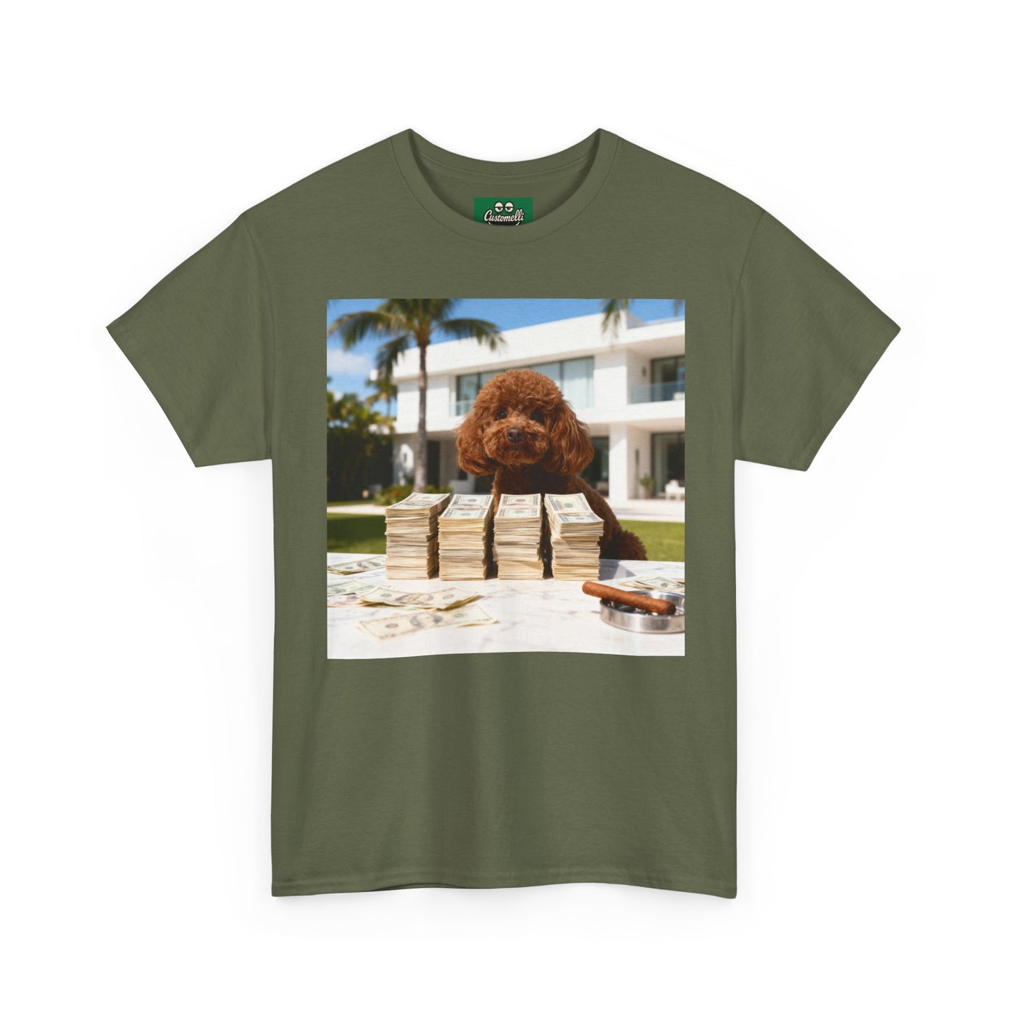 Maglietta Drug Lord con Foto del Tuo Animale