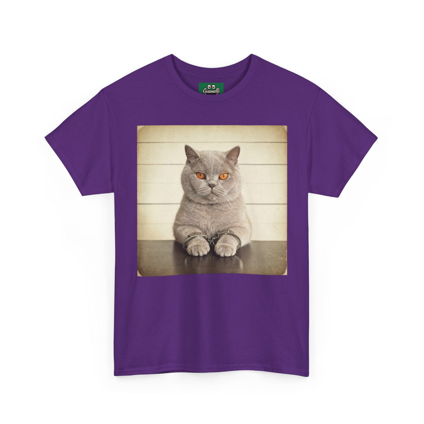 Maglietta Mugshot con Foto del Tuo Animale