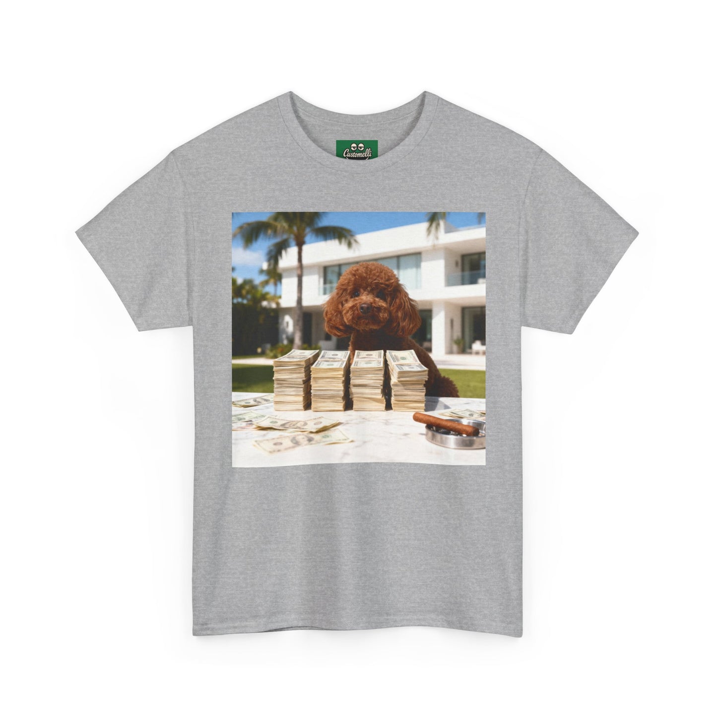 Maglietta Drug Lord con Foto del Tuo Animale