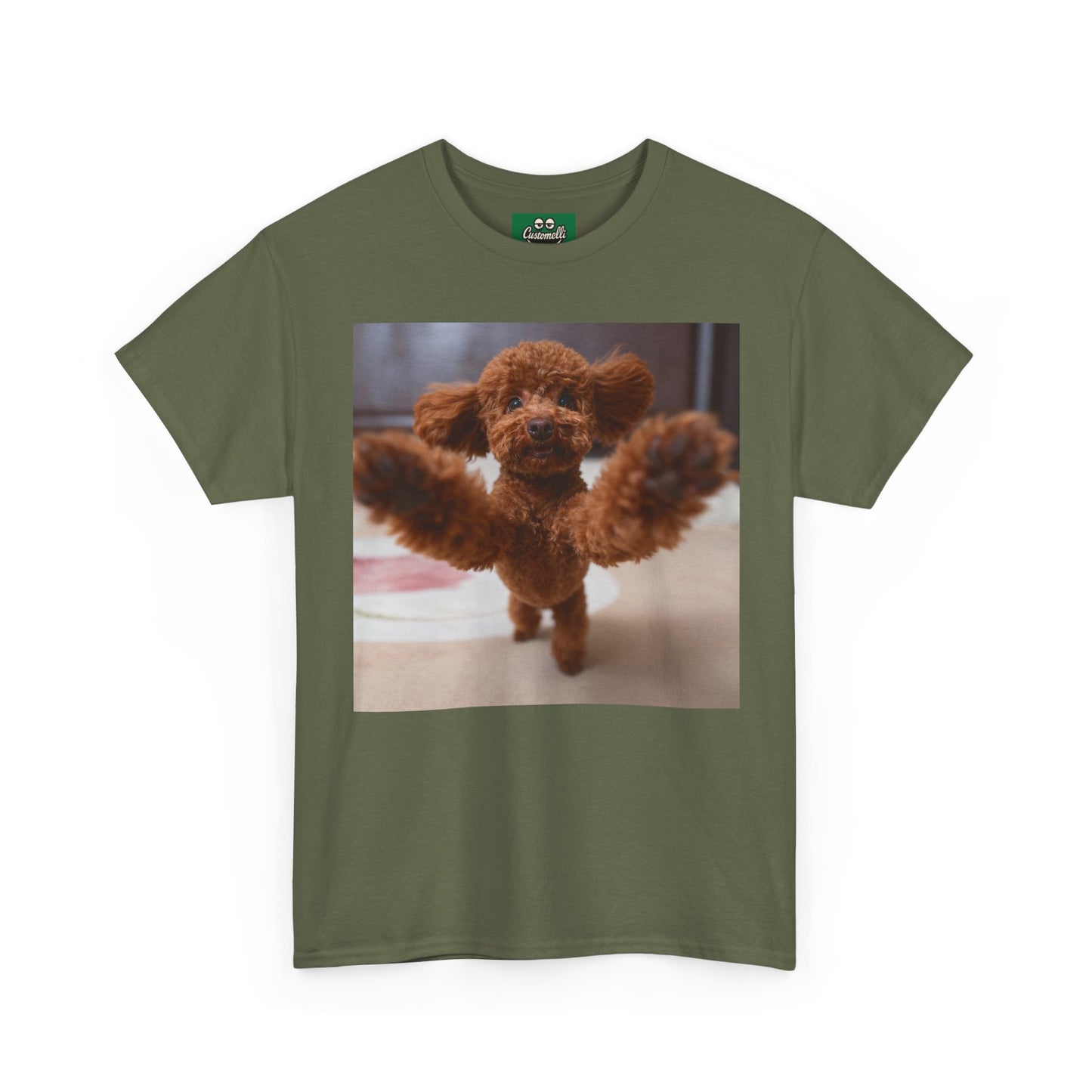 Maglietta Hug Me con Foto del Tuo Animale