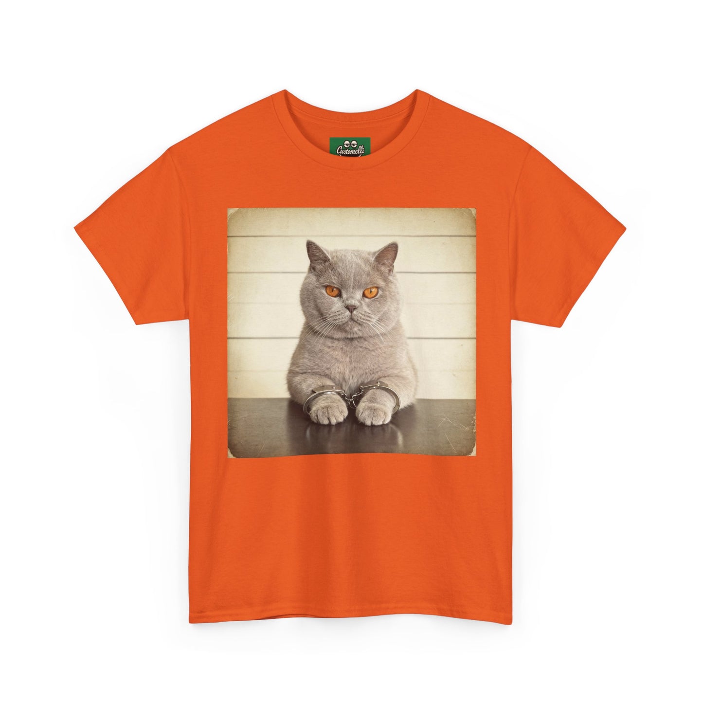 Maglietta Mugshot con Foto del Tuo Animale