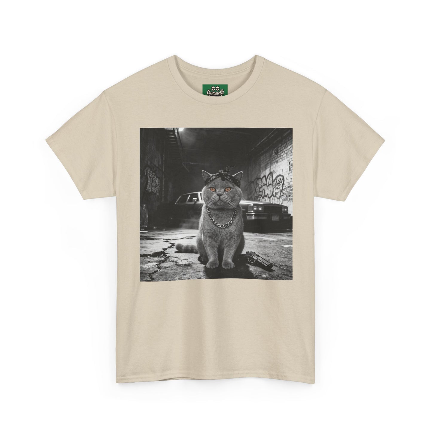 Maglietta Gangsta con Foto del Tuo Animale