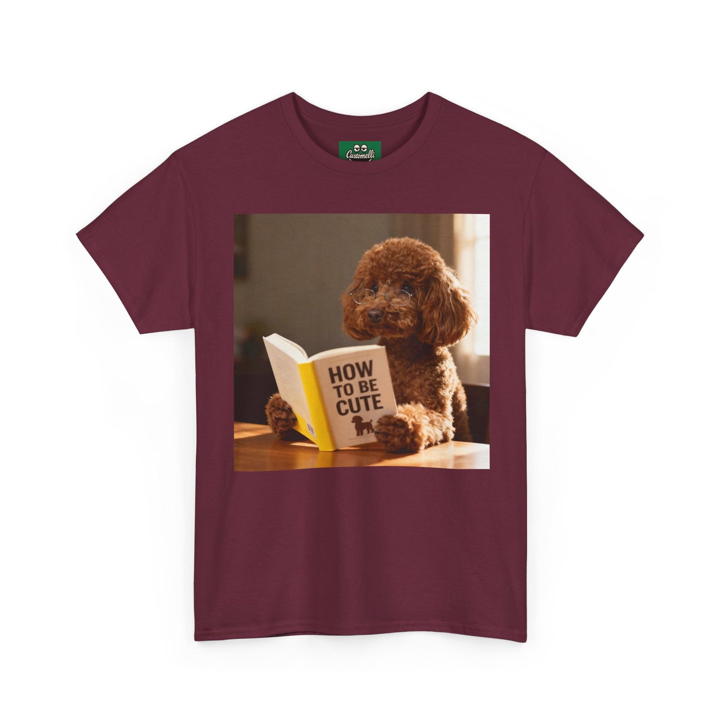 Maglietta How To Be Cute con Foto del Tuo Animale