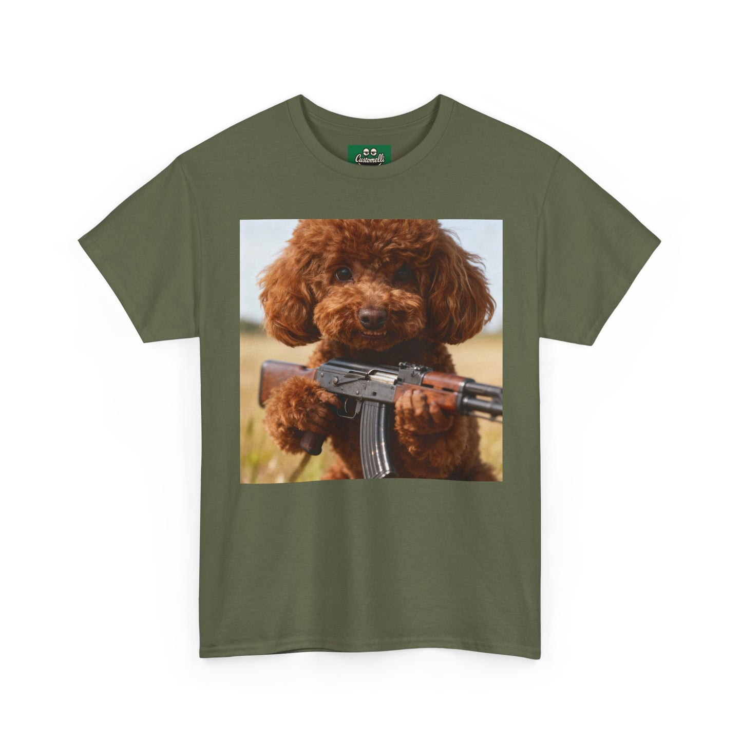 Maglietta AK47 con Foto del Tuo Animale