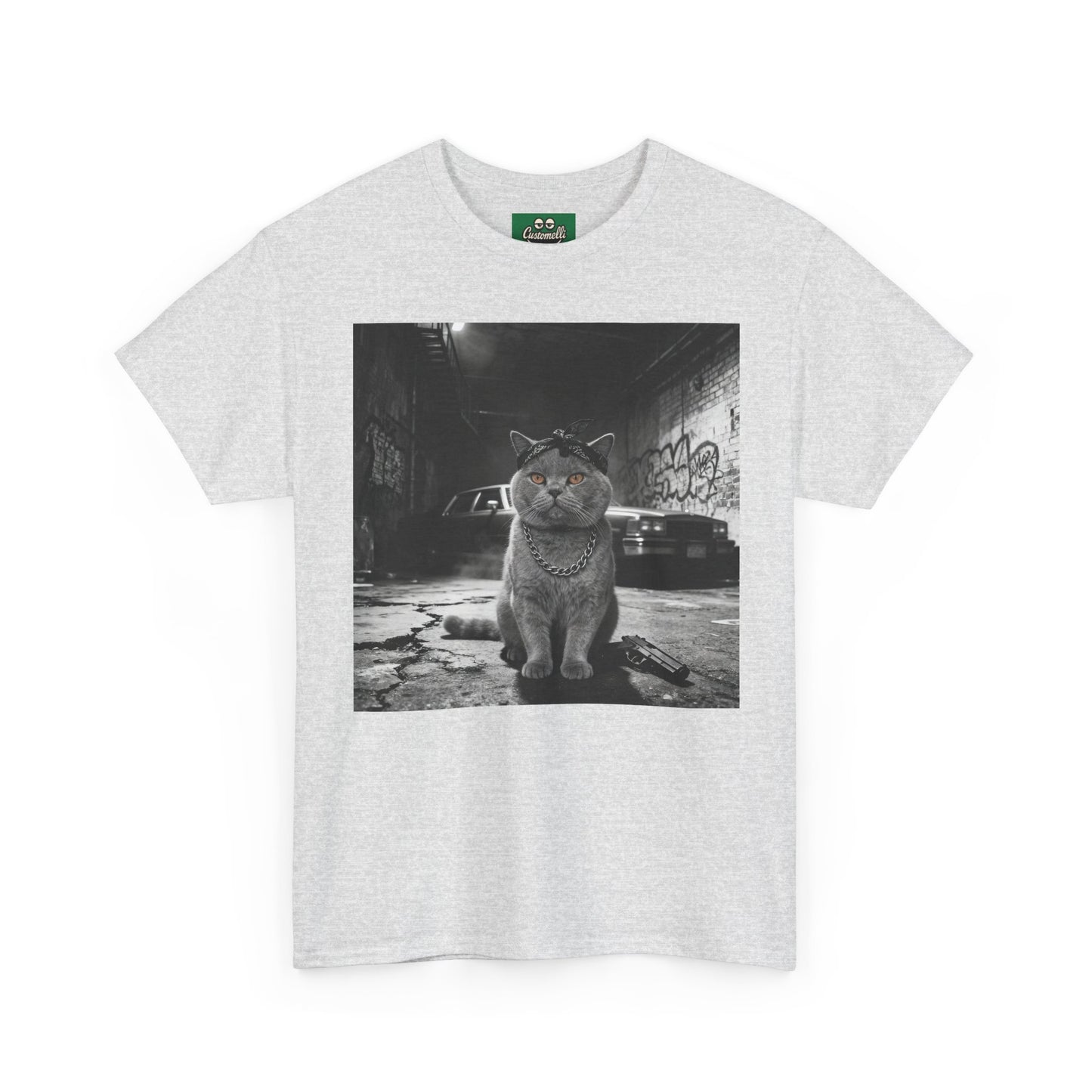 Maglietta Gangsta con Foto del Tuo Animale