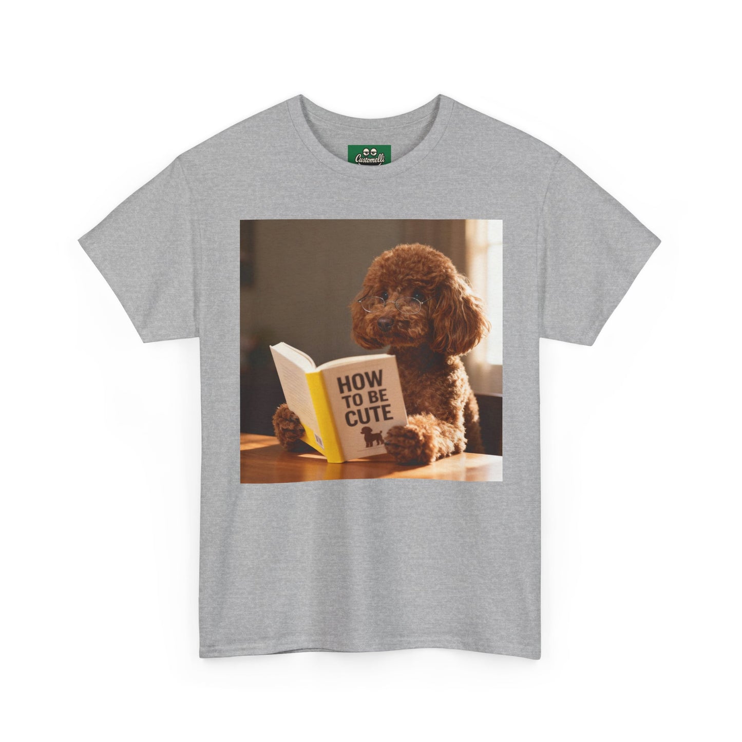 Maglietta How To Be Cute con Foto del Tuo Animale