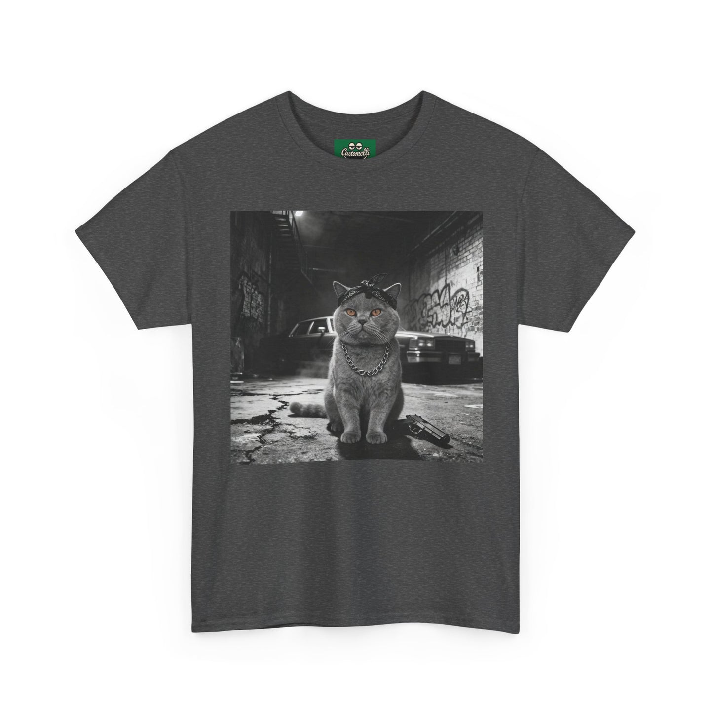 Maglietta Gangsta con Foto del Tuo Animale