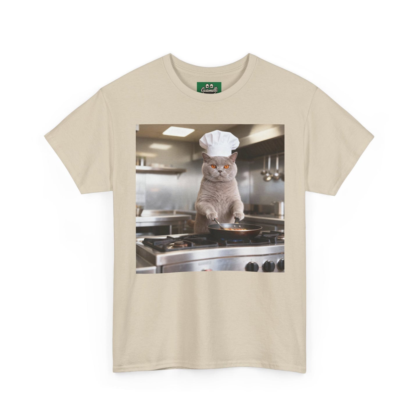 Maglietta Yes Chef con Foto del Tuo Animale