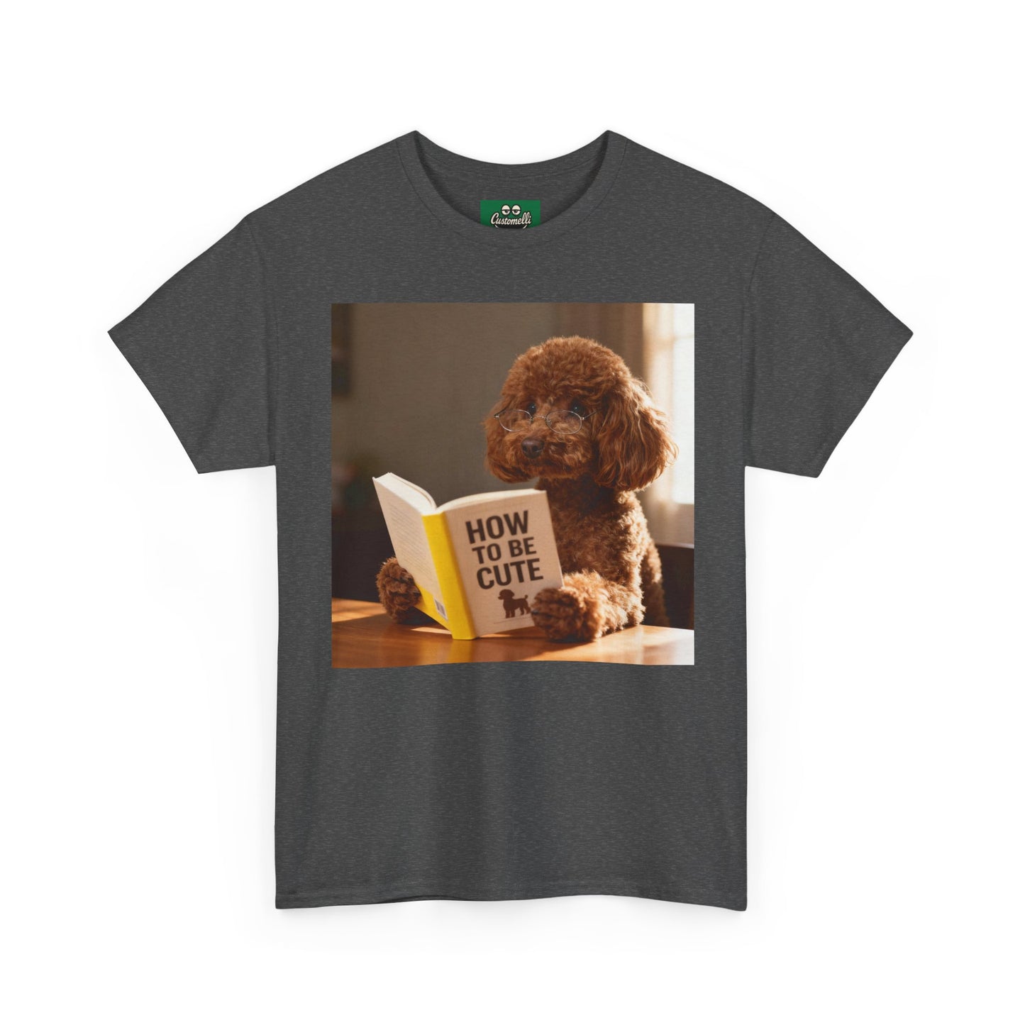 Maglietta How To Be Cute con Foto del Tuo Animale