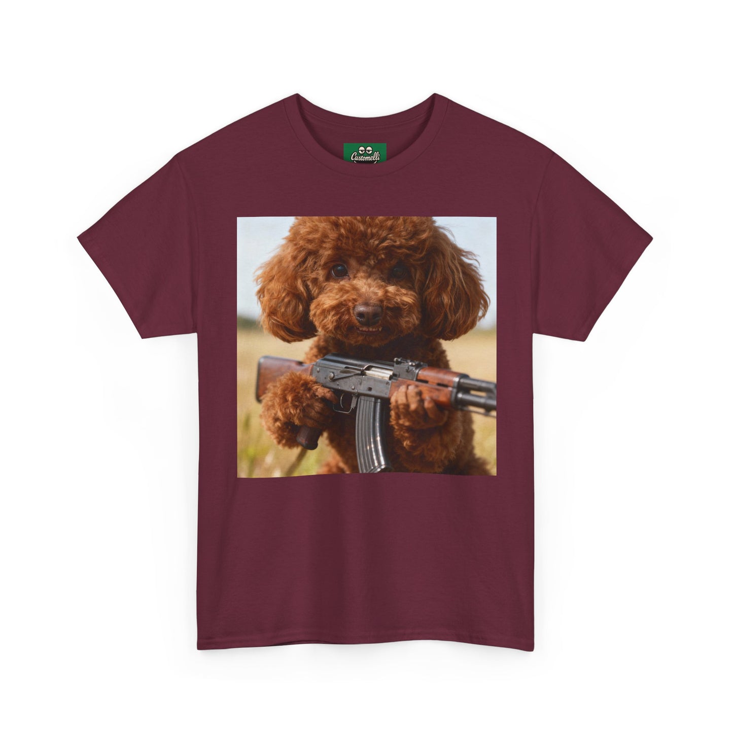 Maglietta AK47 con Foto del Tuo Animale