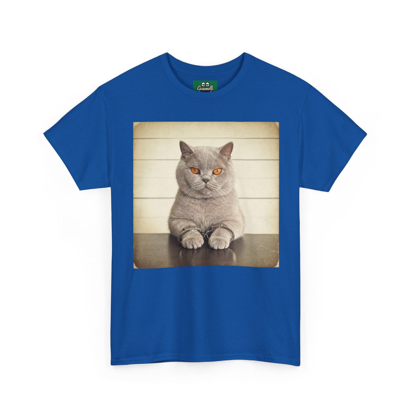 Maglietta Mugshot con Foto del Tuo Animale