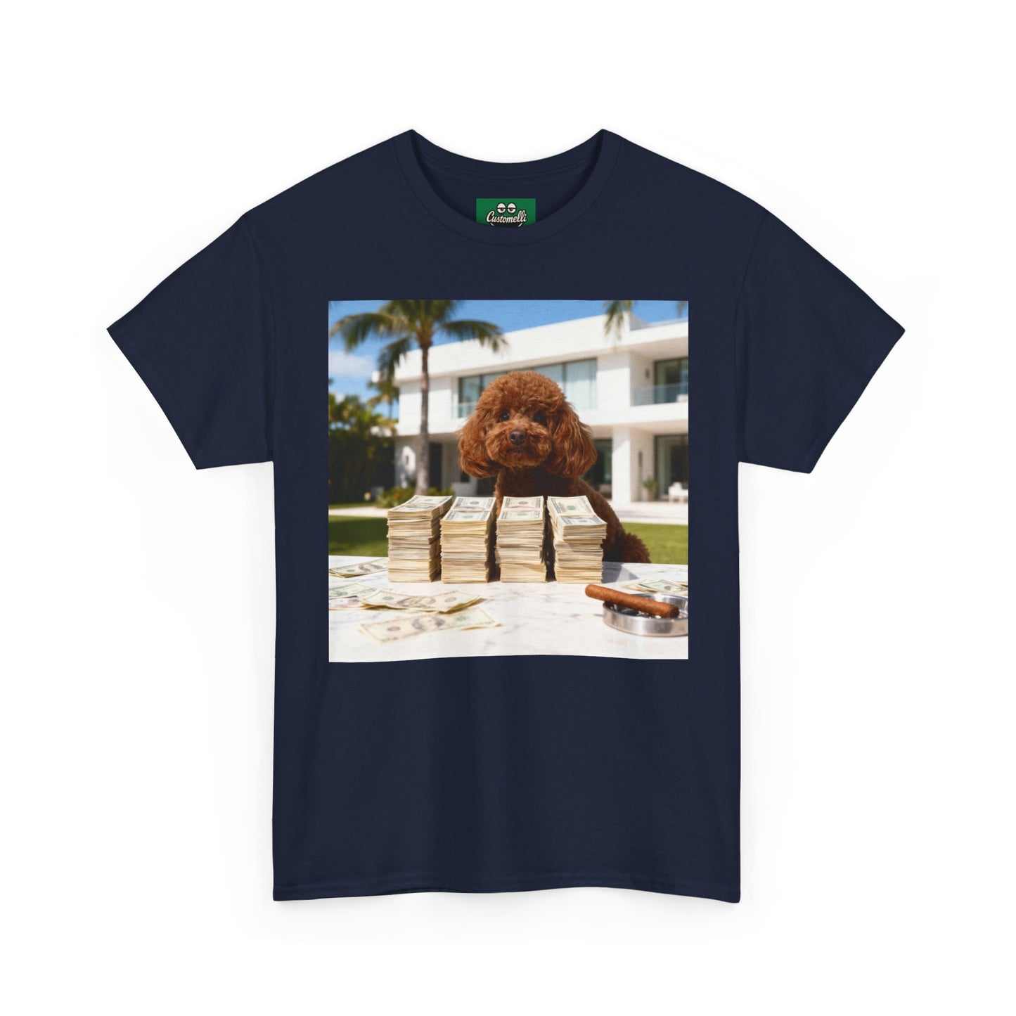 Maglietta Drug Lord con Foto del Tuo Animale