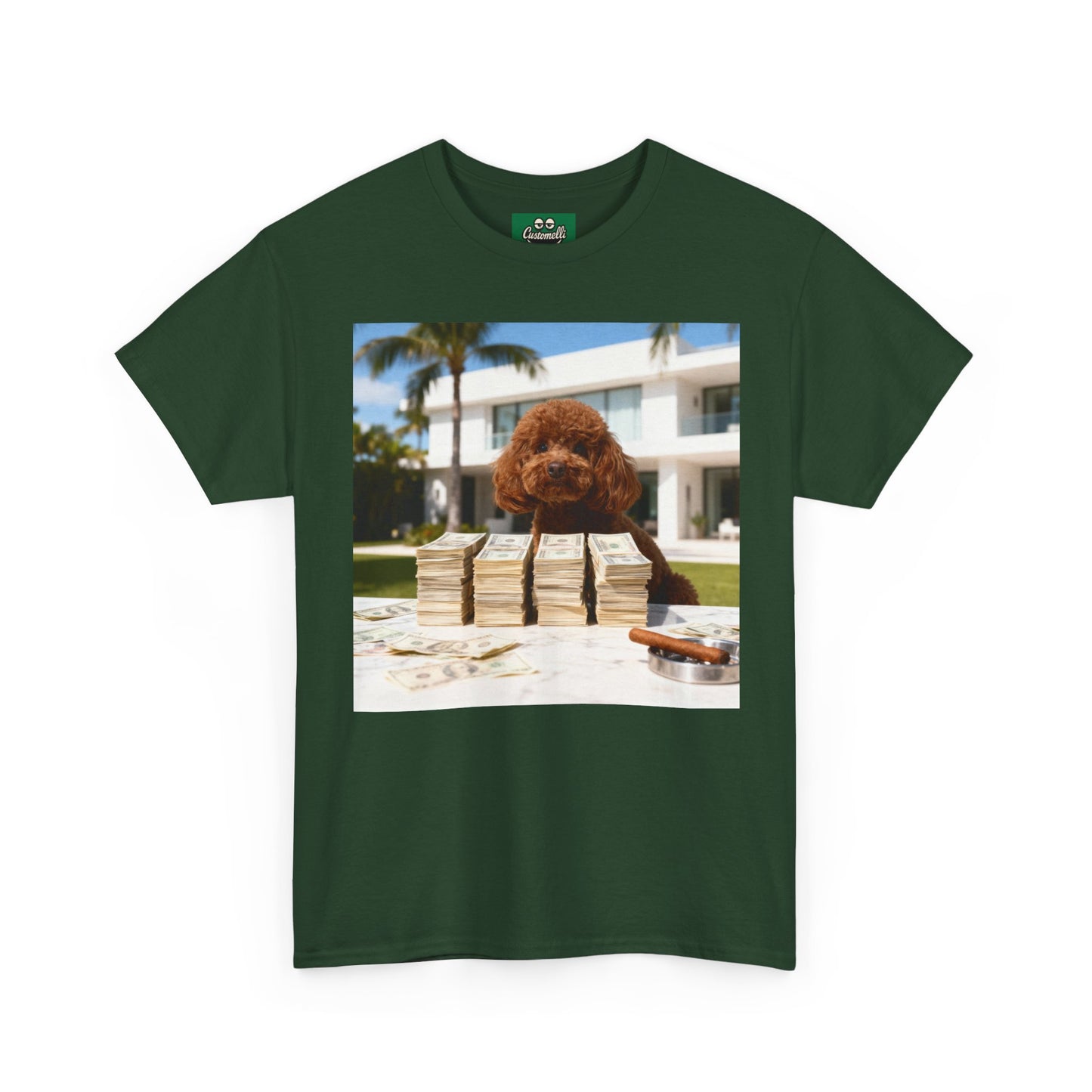 Maglietta Drug Lord con Foto del Tuo Animale