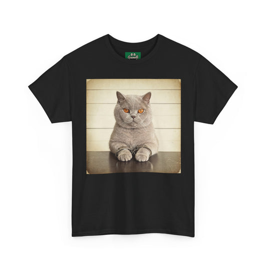 Maglietta Mugshot con Foto del Tuo Animale