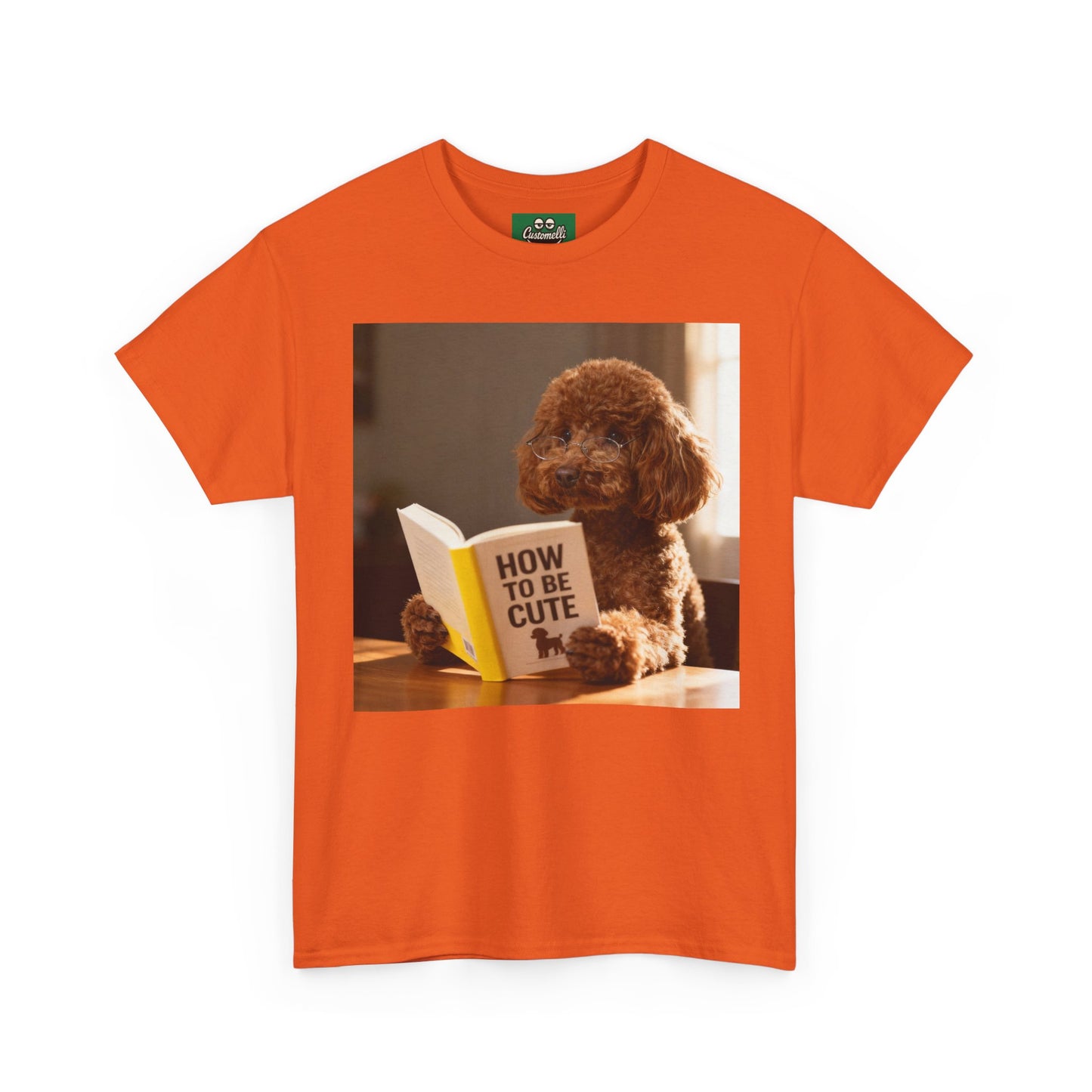 Maglietta How To Be Cute con Foto del Tuo Animale