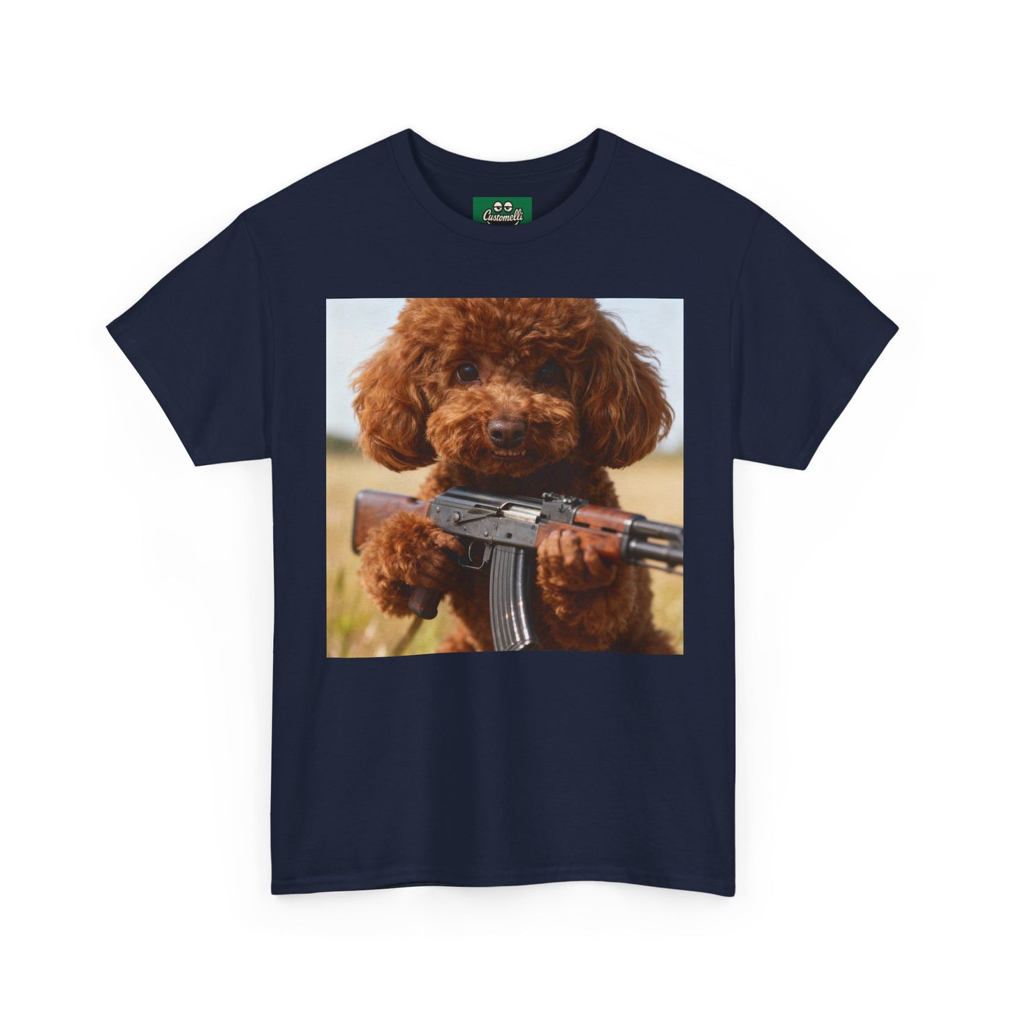 Maglietta AK47 con Foto del Tuo Animale