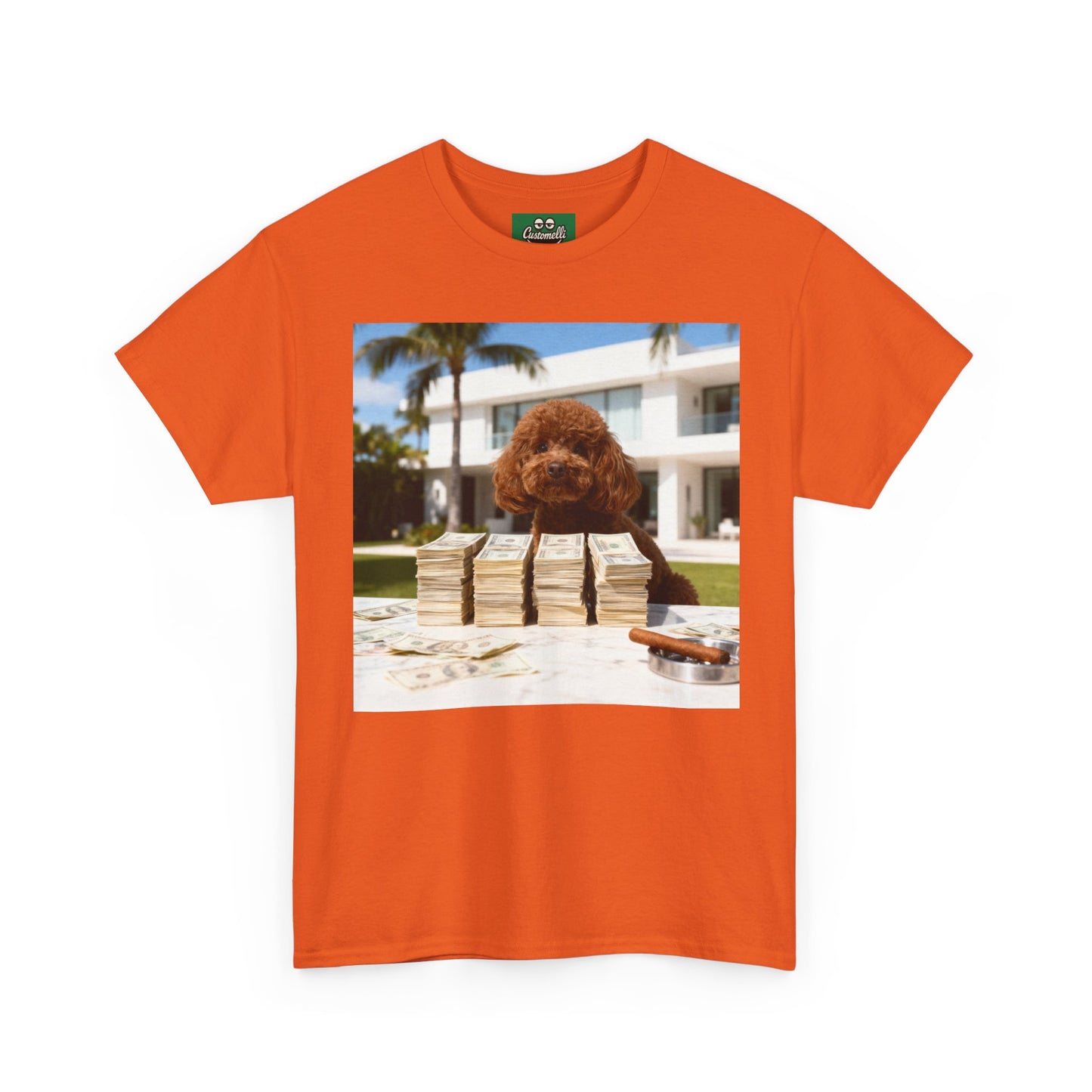 Maglietta Drug Lord con Foto del Tuo Animale