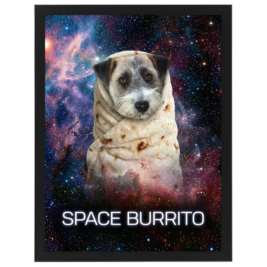 Poster Space Burrito 30x40cm personalizzato